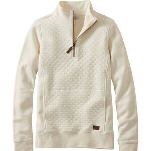 LL Bean Women's Quilted Quarter-Zip Pullover